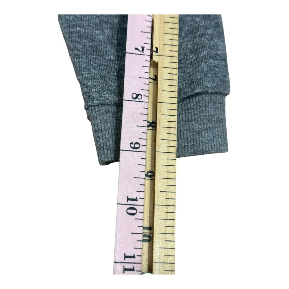 Joe Fresh Baby Cardigan 6-12M Grey Knit Button Sweater Plaid Elbow Patch Boy - Picture 3 of 7